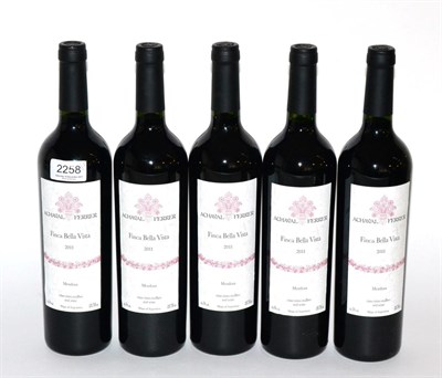 Lot 2258 - Achaval Ferrer Finca Bella Vista Malbec 2011 (x5) (five bottles)