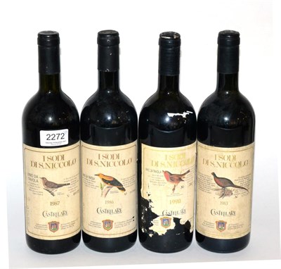 Lot 2272 - Castellare di Castellina 'I Sodi di San Niccolo' 1983, 1986, 1987, 1990 (four bottles)