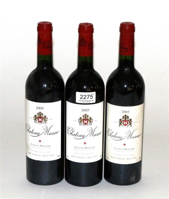 Lot 2275 - Chateau Musar 'Gaston Hochar' (1x2003, 2x2002) (three bottles)