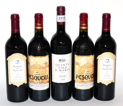 Lot 2318 - Quinta do Vale Dona Maria, van Zeller, Duoro 2004; Pesquera Tinto Crianza,  Bodegas Alejandro...