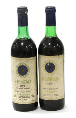 Lot 2323 - Tenuta San Guido Sassicaia Bolgheri 1972 & 1978