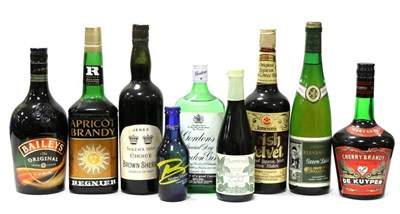 Lot 2336 - A Mixed Parcel of Assorted Spirits Including: Dimple, Courvoisier, etc  U: viewing essential