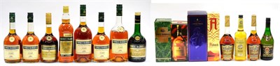 Lot 2337 - A Mixed Parcel of Cognac and Brandy Including: Hennessy VSOP; Courvoisier; Martel VS etc (qty)