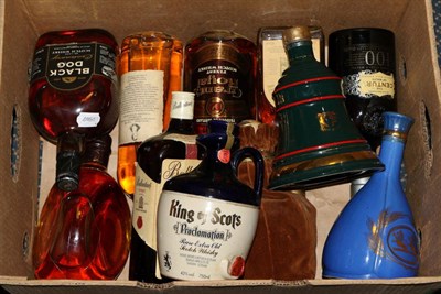 Lot 2363 - A Mixed Parcel Including: Glen Keith 1983; Chivas 100 Century of Malts; Grants Royal 12; Dimple...