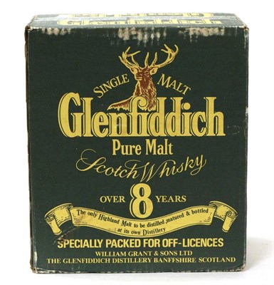 Lot 2395 - Glenfiddich Pure Malt, original sealed case of six bottles, 75cl (1980's) 40% (six bottles)