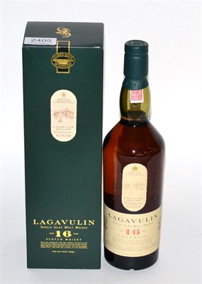 Lot 2405 - Lagavulin 16 Year Old White Horse Distillers,  70cl, 43%, oc