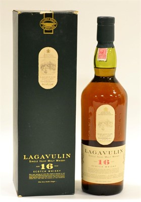 Lot 2406 - Lagavulin 16 Year Old White Horse Distillers, 70cl, 43%, in original carton