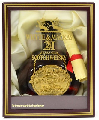 Lot 2427 - Whyte & Mackay 21 Year Old, presentation decanter in original carton, 75cl, 40%