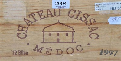 Lot 2004 - Chateau Cissac 1997, Haut-Medoc, owc (twelve bottles)