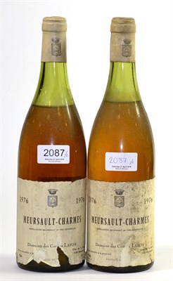 Lot 2087 - Comtes Lafon Meursault Charmes 1976 (x2) (two bottles)