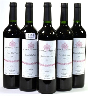 Lot 2118 - Achaval Ferrer Finca Bella Vista Malbec 2011 (x5) (five bottles)