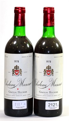 Lot 2121 - Chateau Musar 'Gaston Hochar' 1978 (x2) (two bottles)