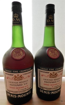 Lot 2157 - Denis Mounie Edward VII Grand Reserve Vielle Fine Cognac (x2) (two bottles)