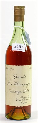 Lot 2161 - L de Salignac Grande Fine Champagne Cognac 1929