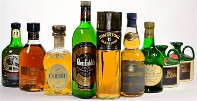 Lot 2171 - A Mixed Parcel of Single Malt Whisky Comprising: Bunnahabhain 12 Year Old; Highland Park 12...