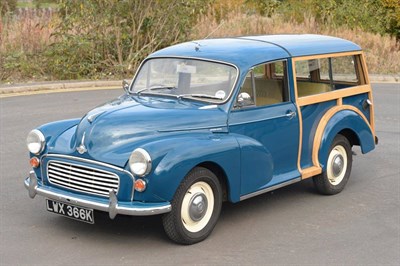 Lot 2038 - 1971 Morris Minor Traveller Estate Registration Number LWX 366K VIN Number MAW5D1289823F Engine...