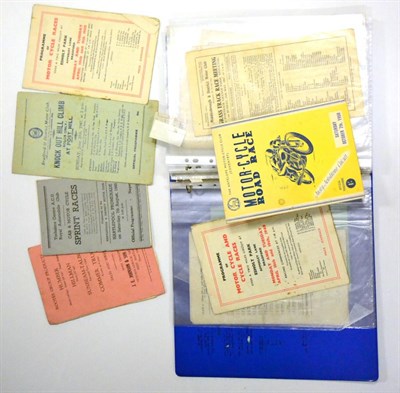 Lot 2030 - A Good Collection of 1940/50's Official Race Programmes, including West Leeds Motor Club,...