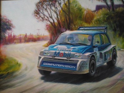 Lot 2034 - Tony Smith 20th Century Contemporary, MG Metro 6R4 with Tony Pond Driving in the 1986 Rally...