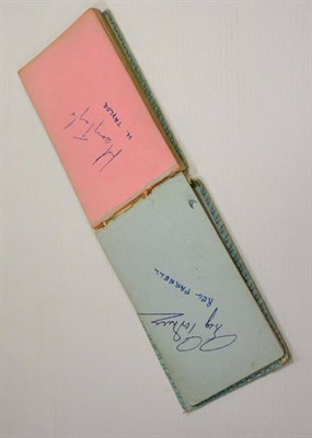 Lot 2043 - An Autograph Book containing a good collection of racing car driver signatures to include Peter...