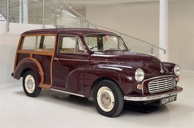 Lot 2053 - 1968 Morris Minor Traveller Registration Number: GRN 95F Vin Number: MAW51213192 Engine Number...