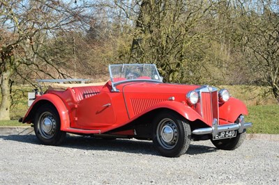 Lot 2057 - 1952 MGTD Registration Number: EJR 540 Date of First Registration: 11/01/1952 Engine Number...