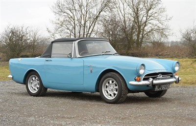 Lot 2059 - 1964 Sunbeam Alpine Registration Number: ALJ 922B Date of First Registration: 26/06/1964 Engine...