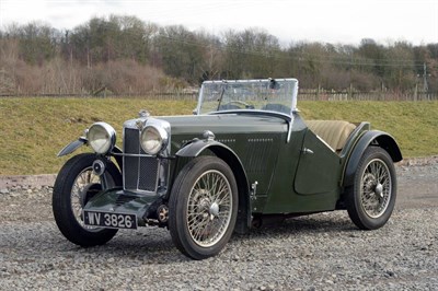 Lot 2060 - 1933 MG J2 Midget  Registration Number: WV 3826 Vin Number: J3403 Engine Number: 2295AJ...