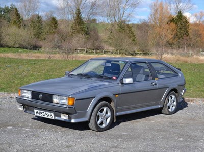 Lot 2064 - 1990 Volkswagen Scirocco GTll Registration Number H483 HVS Date of First Registration  Engine...