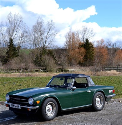 Lot 2071 - 1975 Triumph TR6 Registration Number KKM 124N Date of First Registration 01/01 1975 Date of...