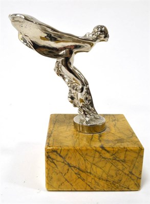 Lot 2007 - A Rolls-Royce ";Spirit of Ecstasy"; Mascot, after Charles Sykes, to suit Silver Ghost...