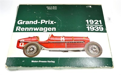 Lot 2046 - Hans A Muth and Dieter Korp Grand Prix Racing Cards, 1921-1939, a portfolio of prints, fourteen...