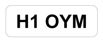 Lot 2059 - Cherished Registration Number: H1 0YM, with retention certificate  Buyer's premium of 10%...