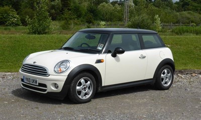 Lot 2063 - Mini Cooper, 2010 Diesel  Registration Number: YK10 UKW Vin Number: WMWMG32080TZ54969 Engine...