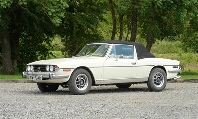 Lot 2073 - Triumph Stag  Registration number: RWV 514R Date of First Registration: 25/03/1977 Vin Number:...