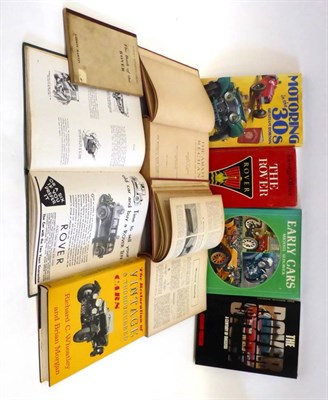 Lot 2006 - Motoring Interest:  Nine Volumes to include Pitman's Motorists Library The Book of the Rover...
