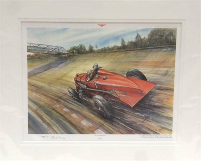 Lot 2060 - After Phil May, 20th Century Contemporary, Sir Henry (Tim) Birkin, Full Throttle, signed artist...