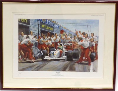 Lot 2073 - After Alan Fearnley McLaren 104, a colour reproduction, signed and numbered by the artist and...