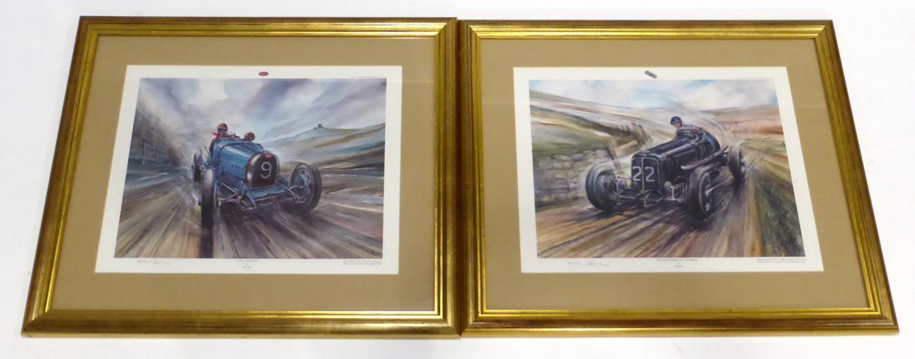 Lot 2075 - After Phil May, 20/21st Century Contemporary, English Racing Automobile, colour reproduction print