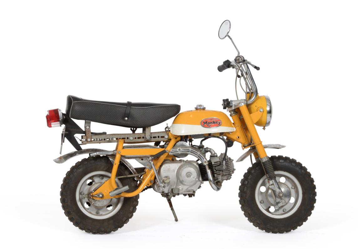 Lot 2117 - 1977 Honda Z50A Monkey Bike Complete with French Registration Document 2 x Keys Frame Number:  Z50A