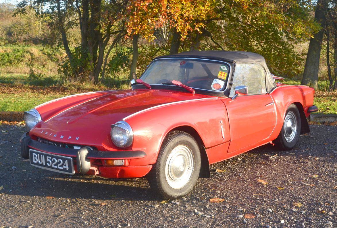 Lot 2147 1970 Triumph Spitfire Mkiii Registration 7270