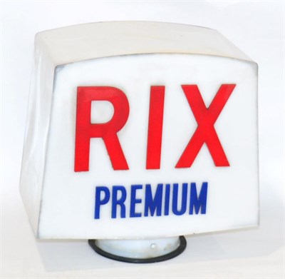 Lot 2071 - A Vintage RIX Standard Perspex Petrol Pump Globe, 33.5cm high See illustration  Buyer's premium...