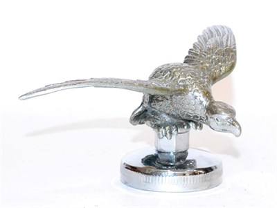 Lot 2088 - A 1930s Alvis Car Mascot in the form of an Eagle, with wings outstretched, standing on a...