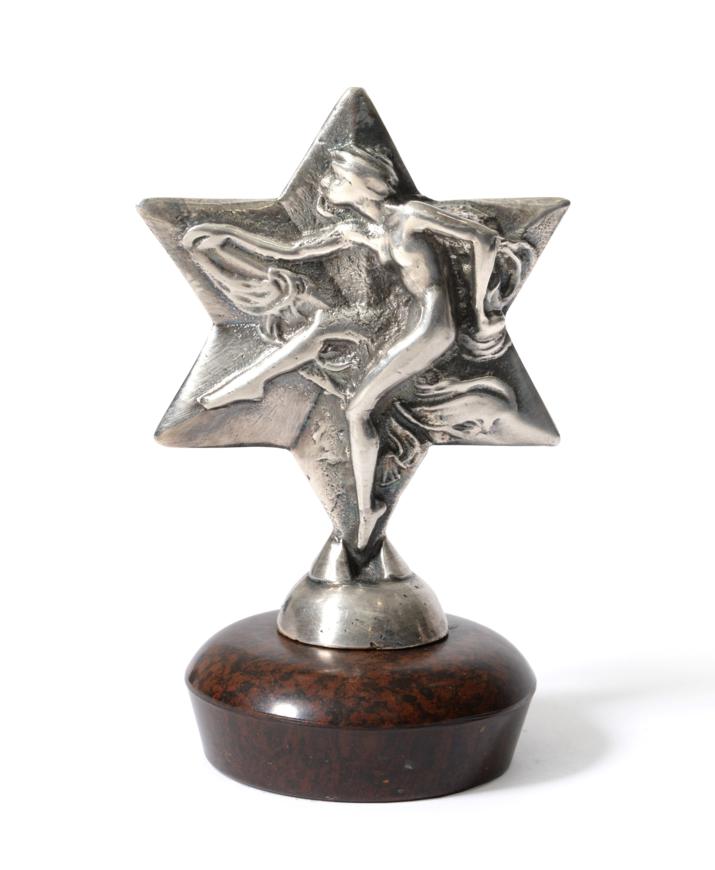 Lot 2134 - A 1920s Nickel Plated Car Radiator Mascot in the form of The Star Dancing Girl, known as...