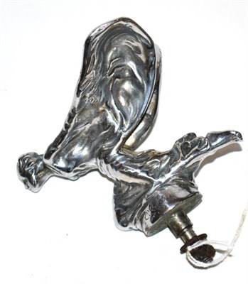 Lot 2136 - A 1930s Chrome Plated Rolls-Royce Kneeling Lady Car Mascot, as fitted to a 1930s Phantom 3 and late