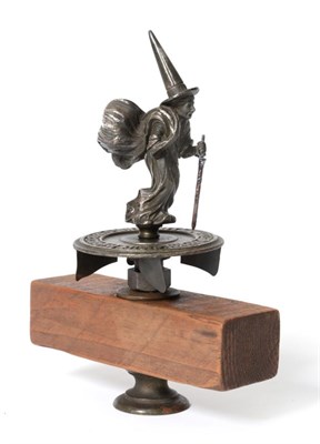 Lot 2139 - A Rare Early 20th Century Bronzed Car Mascot in the form of ";Hermione The Witch";, with...