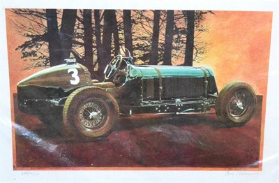 Lot 2143 - Craig Tennant (20th century)  ";Englands 1935 ERA R1B";  Signed, inscribed and dated (19)80,...