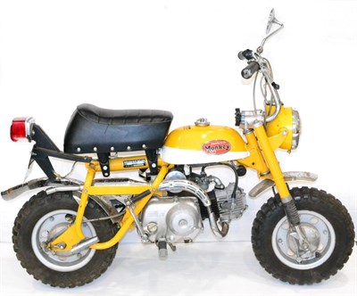 Lot 2153 - 1977 Honda Z50A Monkey Bike Complete with French Registration Document 2 x Keys Frame Number:  Z50A