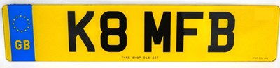 Lot 2160 - Cherished Registration Number K8 MFB, with retention certificate  Buyer's premium of 10% (+VAT)...