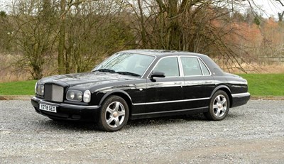 Lot 2175 - 2001 Bentley Arnage Red Label Registration Number: Y278 SEO Date Of First Registration:...