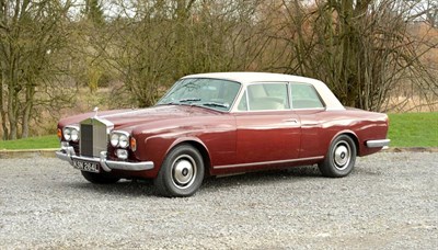 Lot 2178 - Rolls Royce Corniche 1972 Registration number: KSN 264L Date Of First Registration: 26/10/1972...